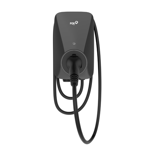 FOXESS EV Charger A Series Black 22kW Plug 6m Cables 3Phase w/Bluetooth+RFID+WIFI+OCPP 1.6+LAN